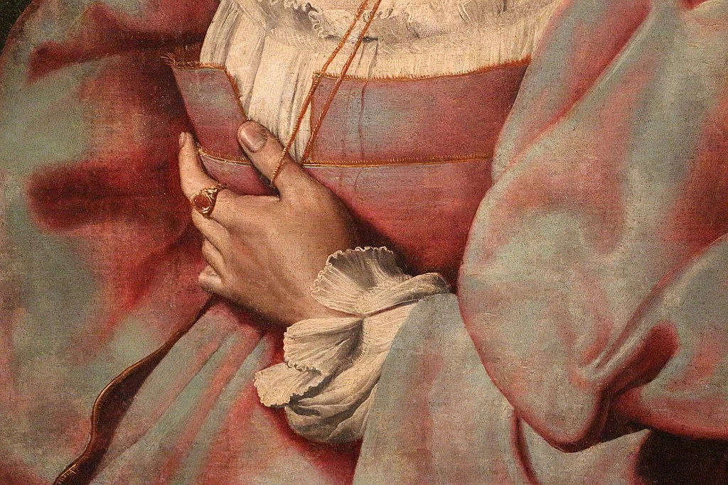 Ritratto di donna - dettaglio 1, Museo Calouste Gulbenkian di Lisbona